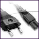 2m Fig 8 to 2pin Euro plug