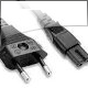 2m Fig 8 to 2pin Euro plug